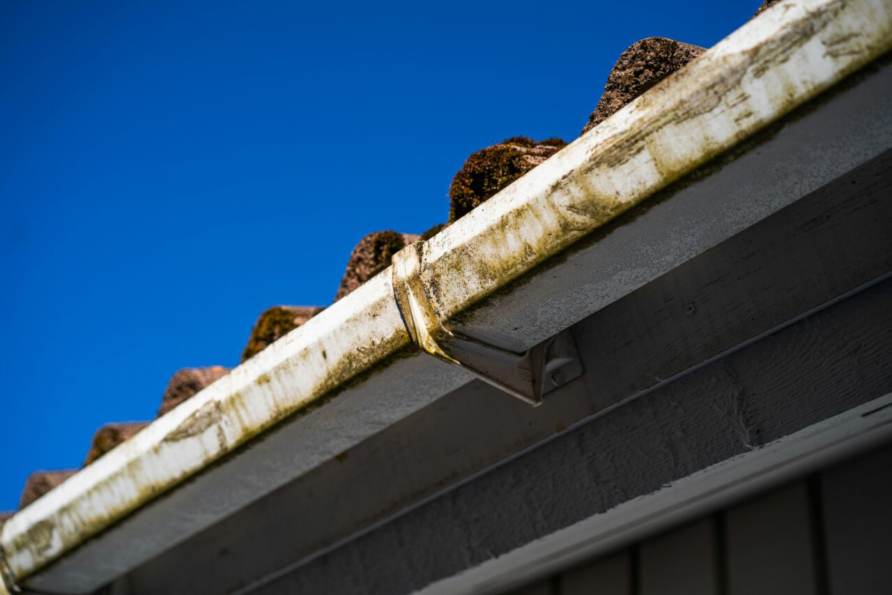 Dirty gutter